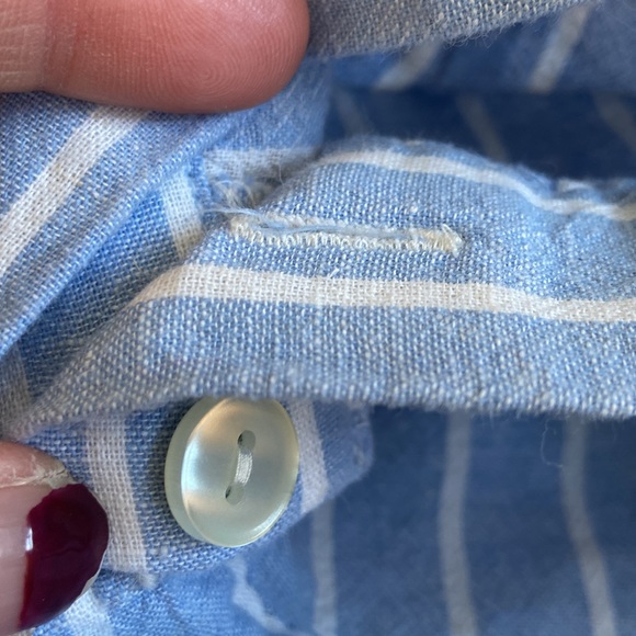 Beautiful Zara wrap front skirt with crochet like hemline- size S - Picture 5 of 9